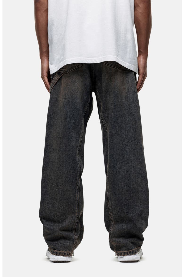 Traipes Blue Washed Baggy Denim Jeans, Alternate, color, Blue
