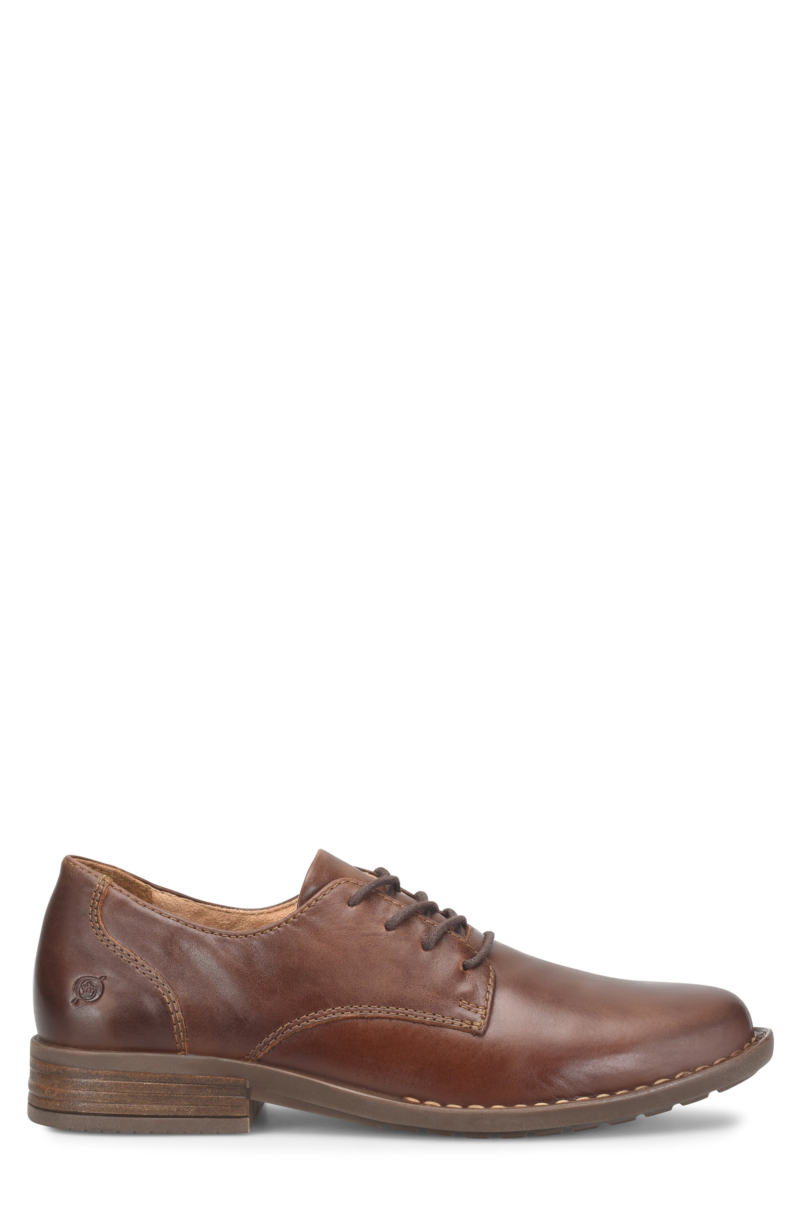 Børn Ryker Plain Toe Derby, Alternate, color, Brown