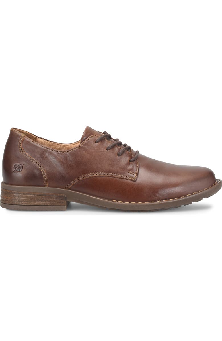 Børn Ryker Plain Toe Derby, Alternate, color, Brown
