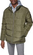 Kenneth Cole Hooded Puffer Jacket
