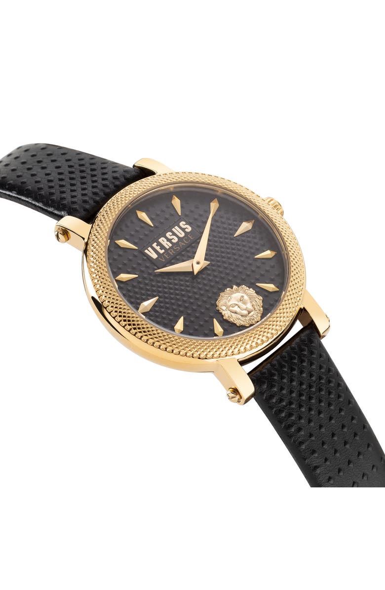 VERSUS Versace Weho Leather Strap Watch, 38mm, Alternate, color, 