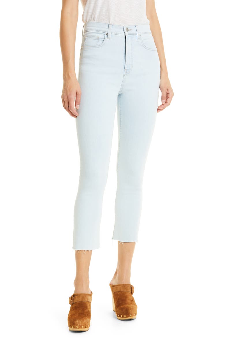 Carly High Waist Kick Flare Jeans, Main, color, ASPEN