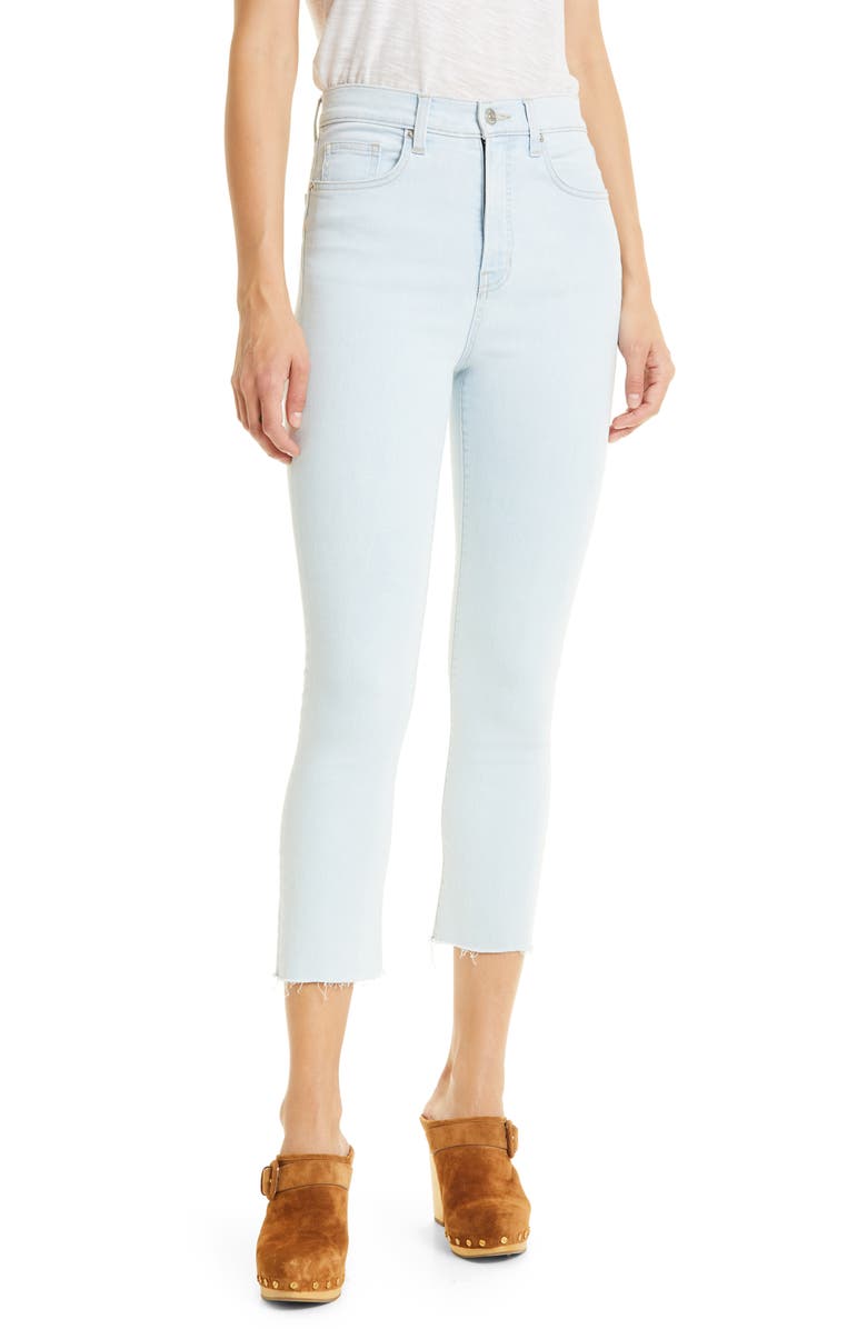 Veronica Beard Carly High Waist Kick Flare Jeans, Main, color, Aspen