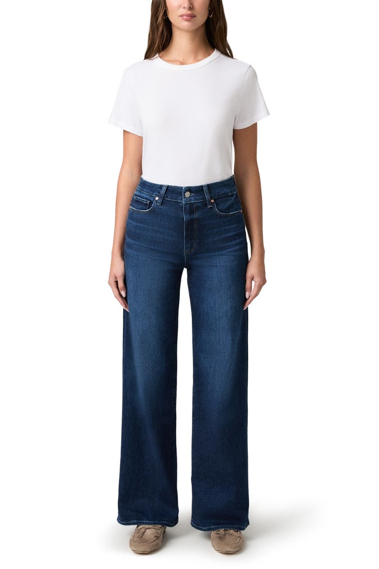 Anessa High Waist Wide Leg Jeans, Alternate, color, CAMBRE