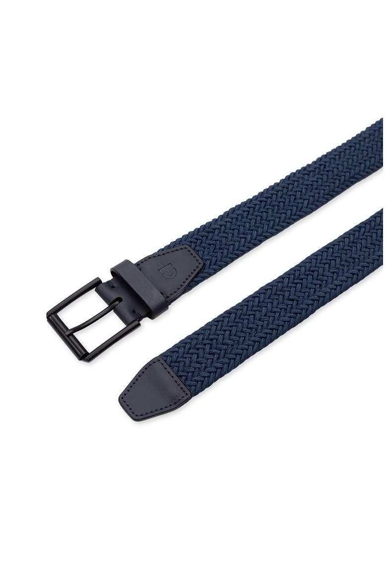 Tubular Stretch Web Belt, Alternate, color, NAVY