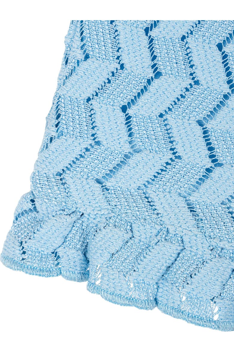 2-Piece T-Shirt and Shorts Set, Alternate, color, Pink Blue Crochet