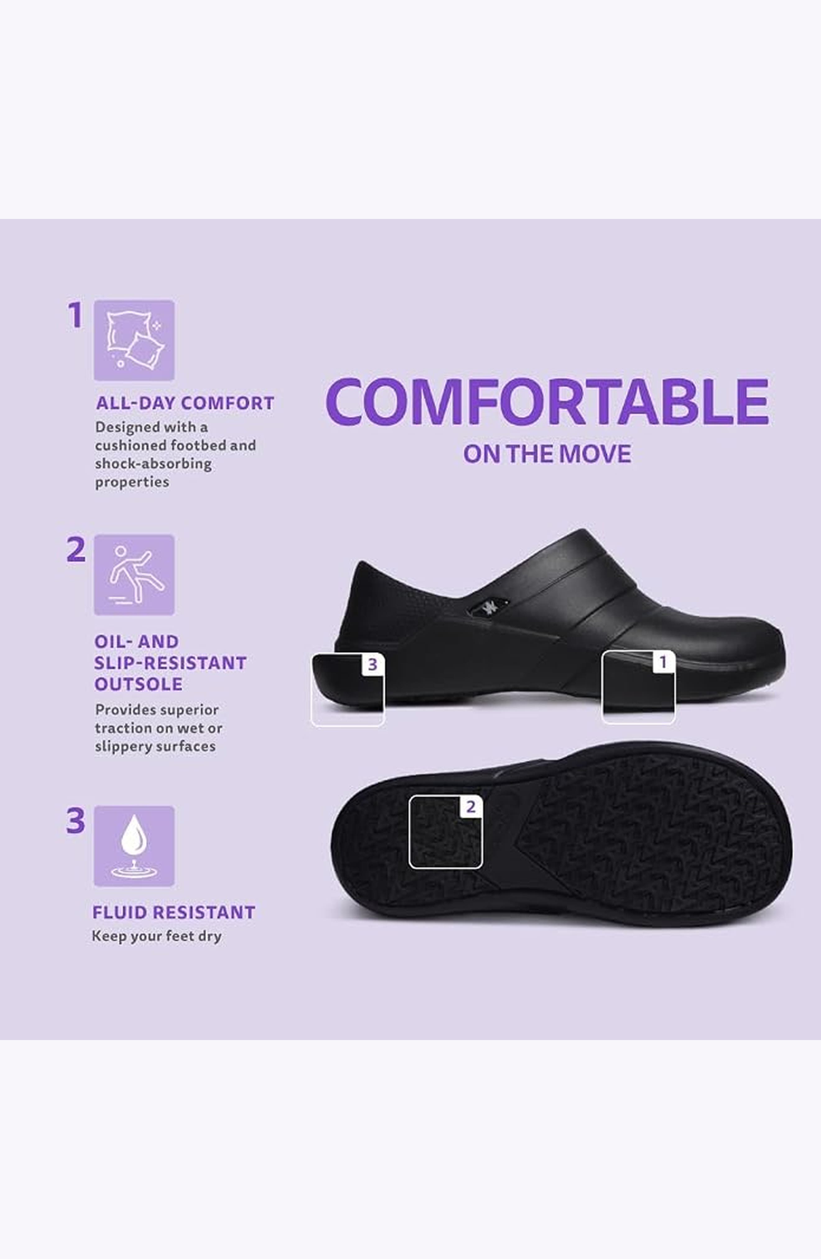 Journey EVA Slip-On Clogs, Alternate, color, Black