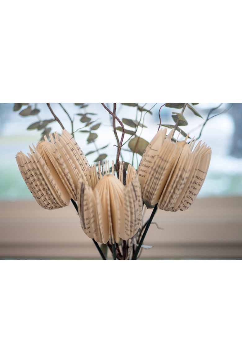 Book Flower Stems-Set of 3, Alternate, color, Neutral