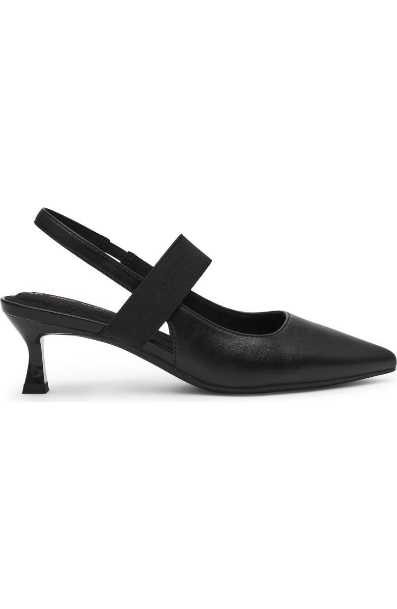 Anne Klein Issia Slingback Pointed Toe Pump, Alternate, color, Black