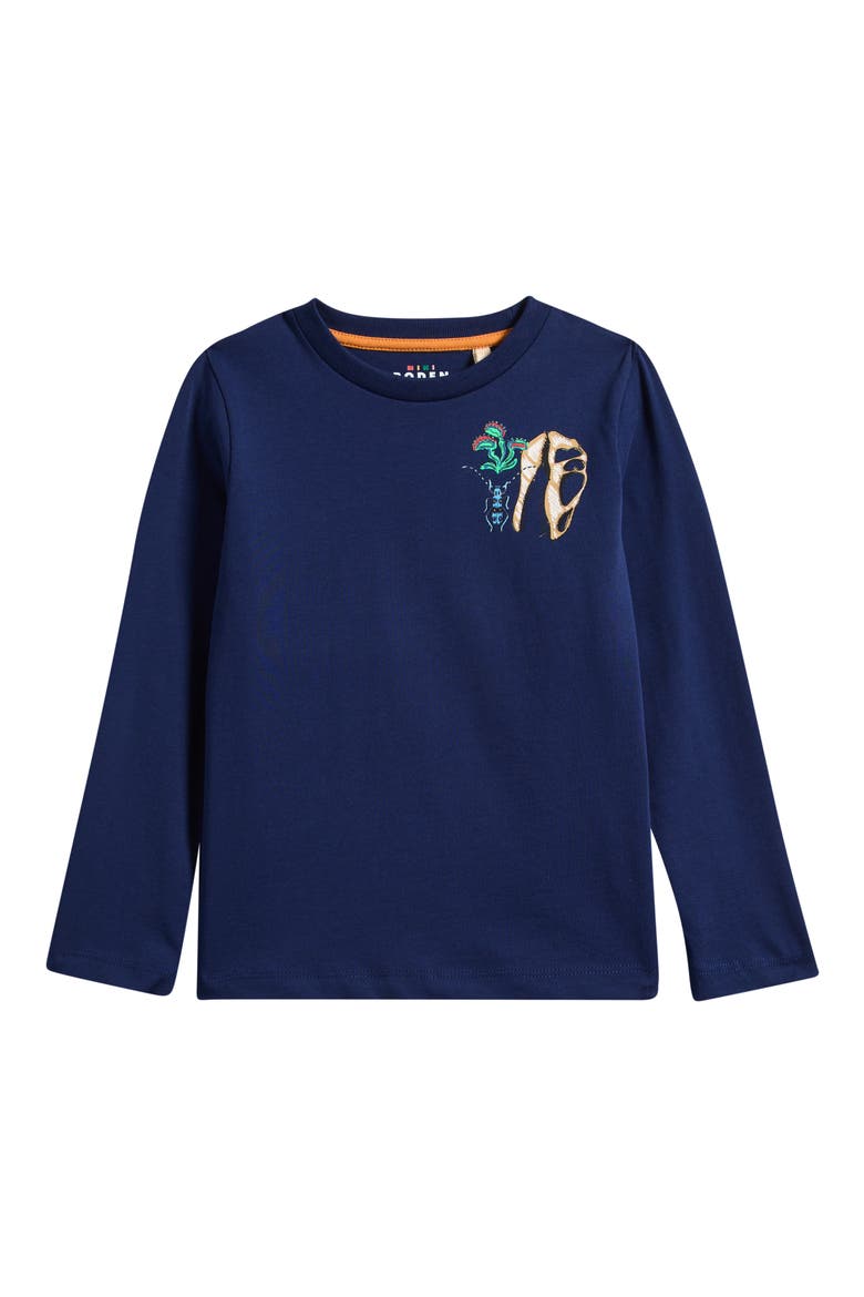Kids' Cotton Graphic T-Shirt, Main, color, COLLEGE NAVY RANDOM THINGS