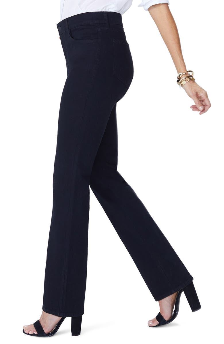 NYDJ Marilyn Straight Jeans, Alternate, color, Black
