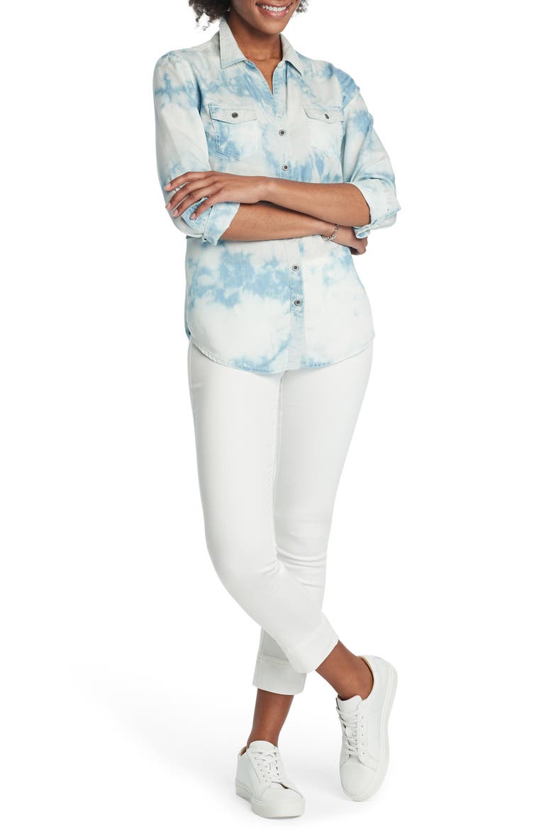 Tie Dye Shirt, Alternate, color, BLUE MULTI