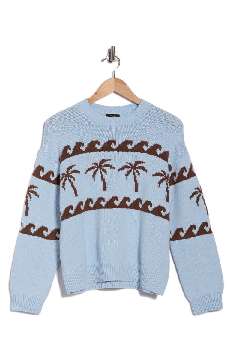 Rails Zoey Sweater, Main, color, Palm Stripe