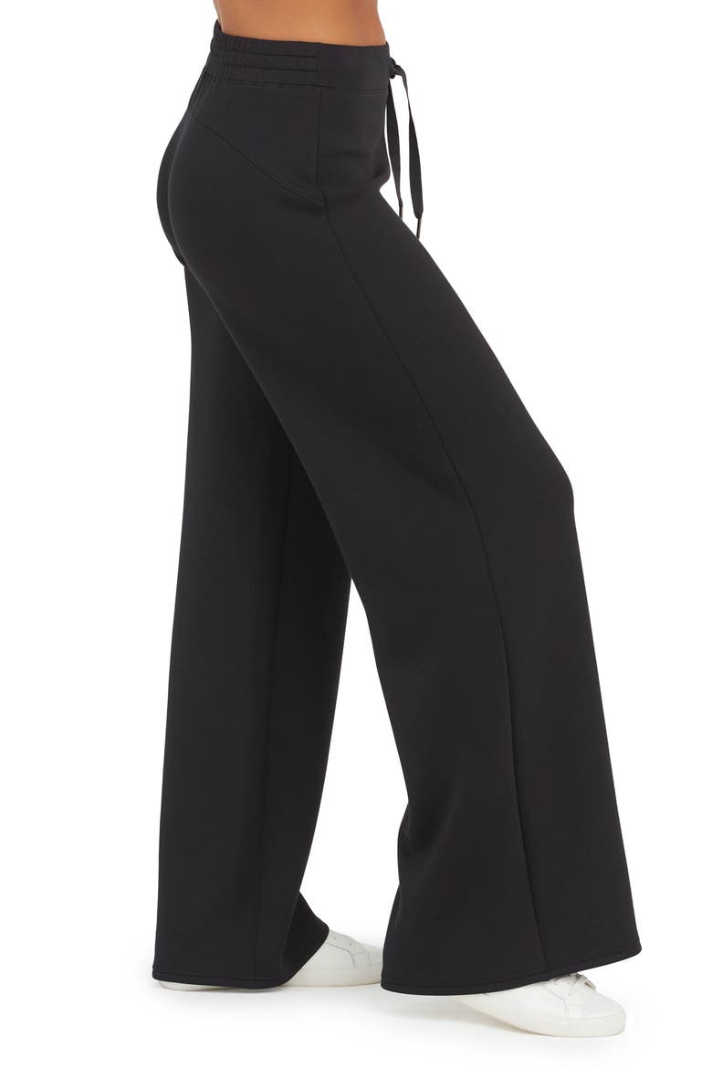 AirEssentials Wide Leg Pants, Alternate, color, VERY BLACK