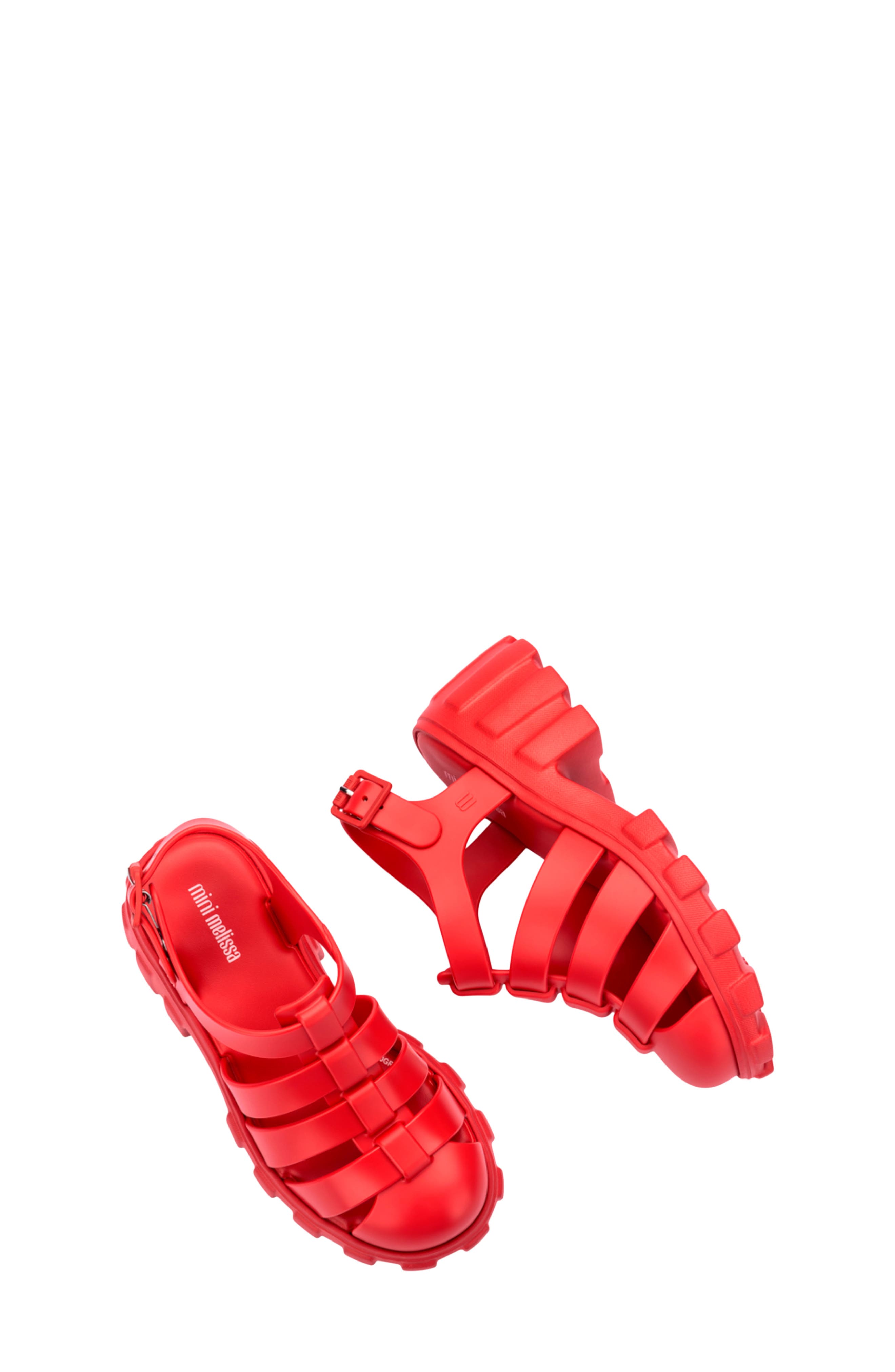 Kids' Megan Platform Fisherman Sandal, Alternate, color, RED