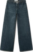 MANGO TEEN Low Waist Wide Leg Jeans