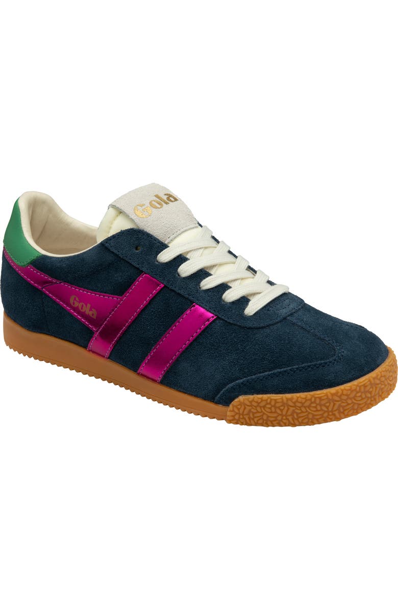 Gola Elan Glitz Sneaker, Main, color, Navy/ Fuchsia/ Emerald