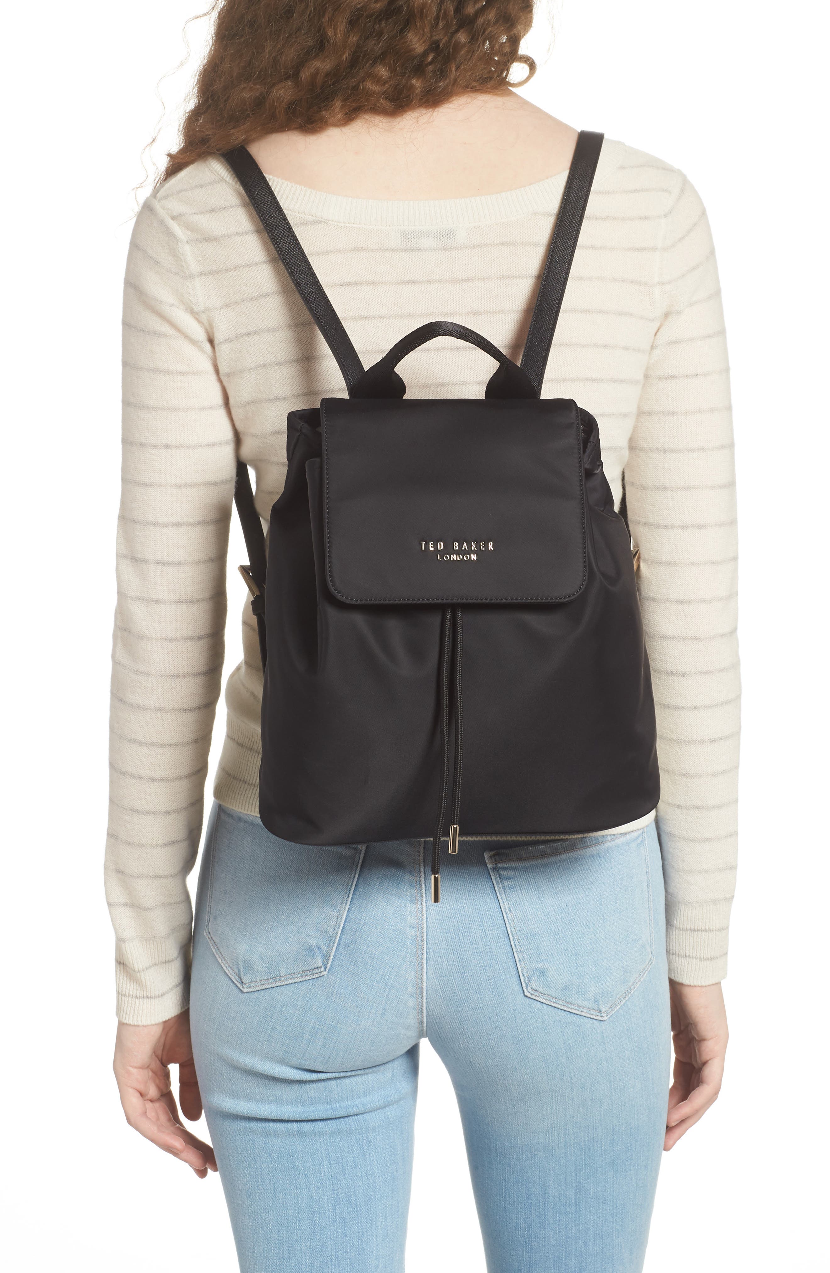 Ted Baker London Naaommi Nylon Backpack, Alternate, color, 