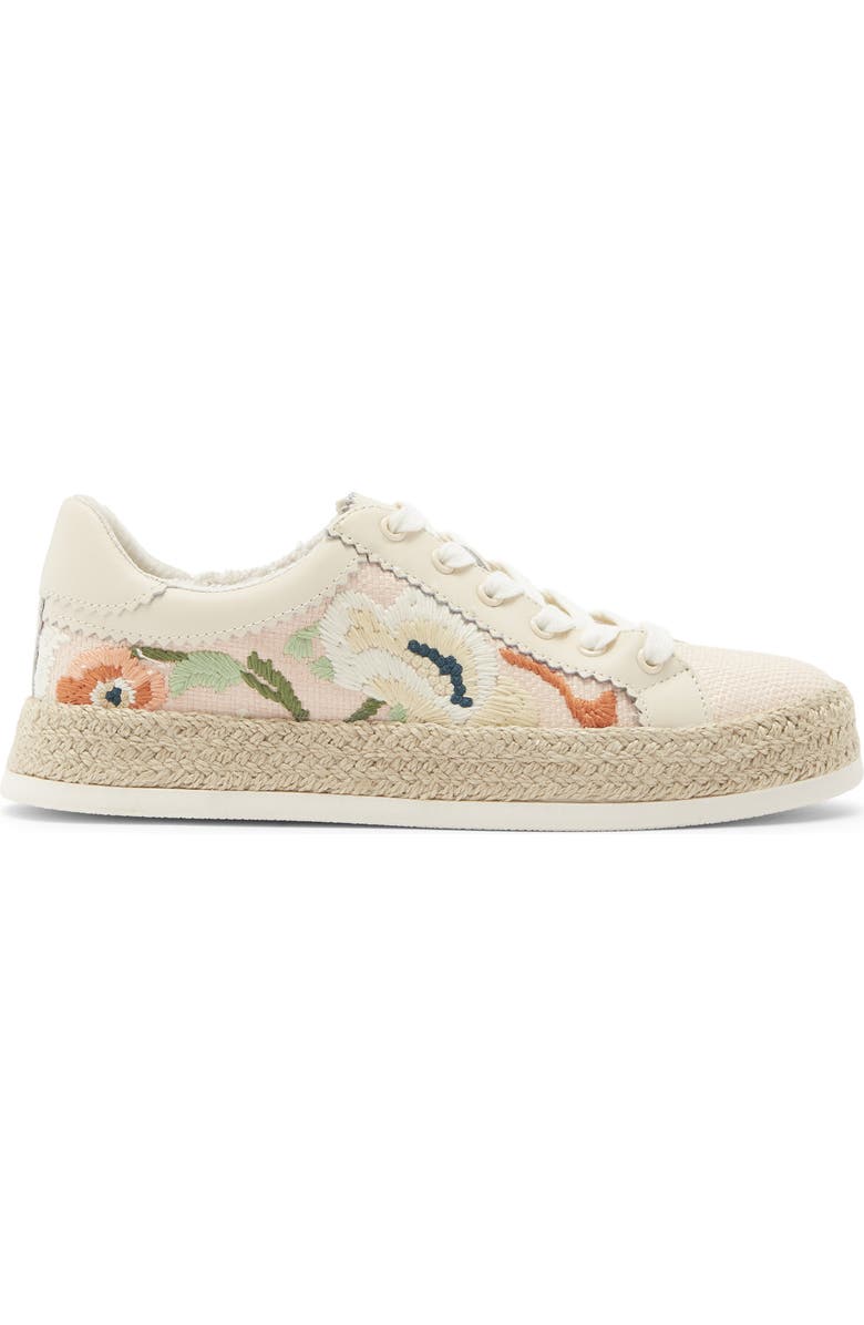 Dolce Vita Azalia Sneaker, Alternate, color, Pink Floral Raffia