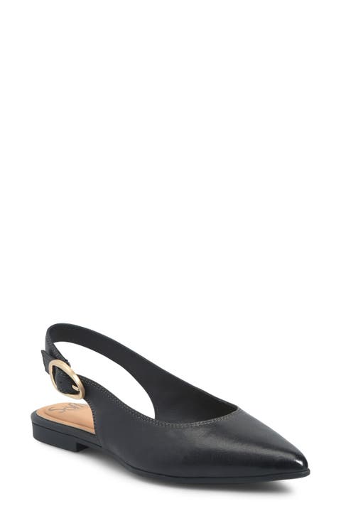 Marcella Slingback Pointed Toe Flat
