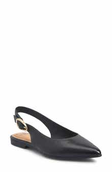 Marcella Slingback Pointed Toe Flat