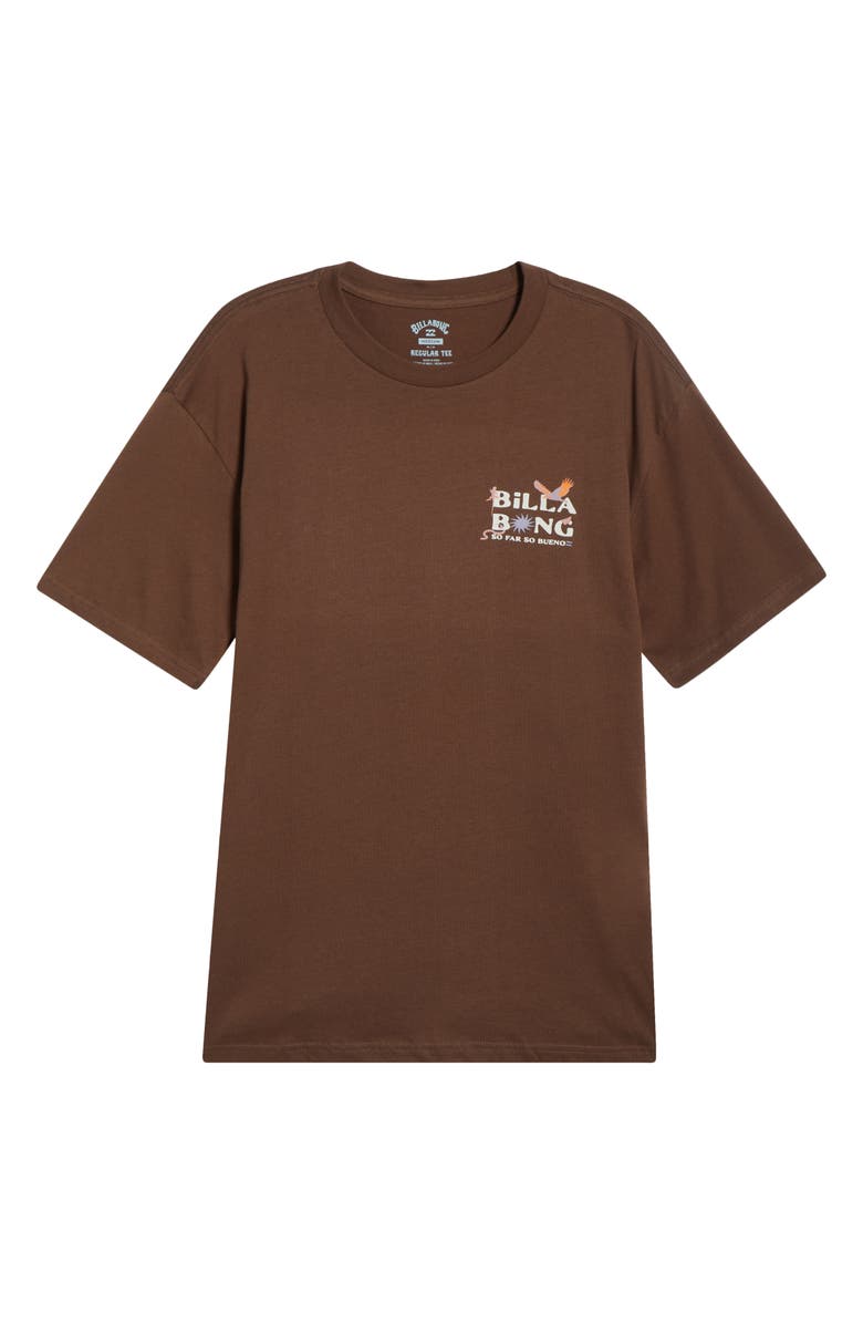 Billabong Land to Sea Cotton Graphic T-Shirt, Alternate, color, Rustic Brown
