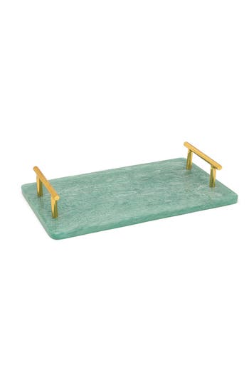 Tiramisu Resin Serving Board In Blue