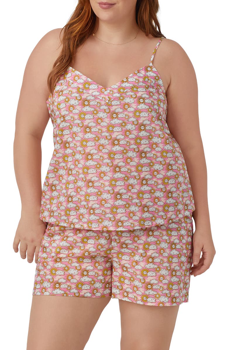 BedHead Pajamas Print Cotton Short Pajamas, Alternate, color, 