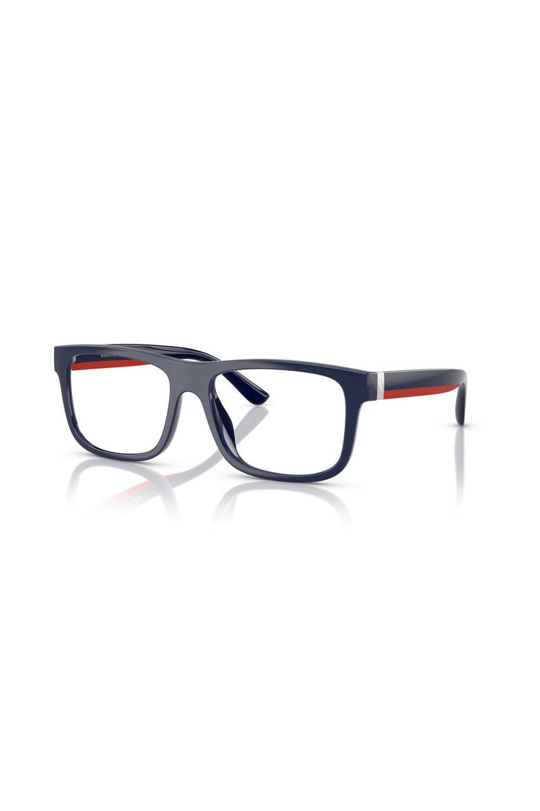 54mm Rectangle optical glasses, Main, color, Blue