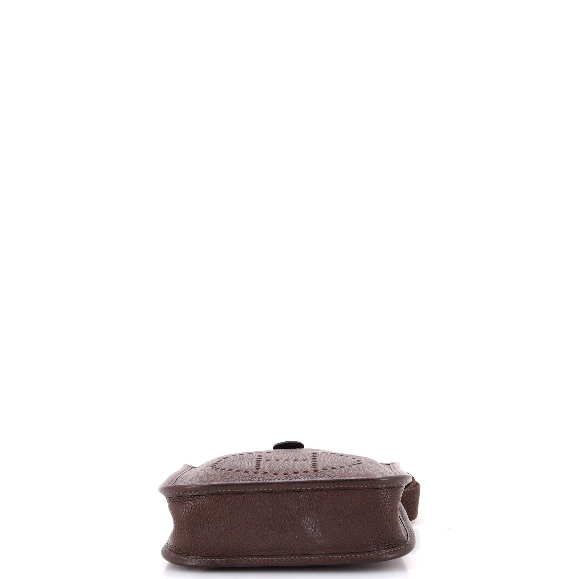 Pre-Owned Hermes Evelyne Bag Gen III Barenia Faubourg TPM, Alternate, color, Ebene