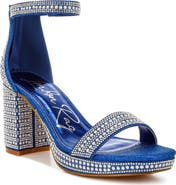 LONDON RAG Mejuri Faux Pearl Embellished Platform Sandal