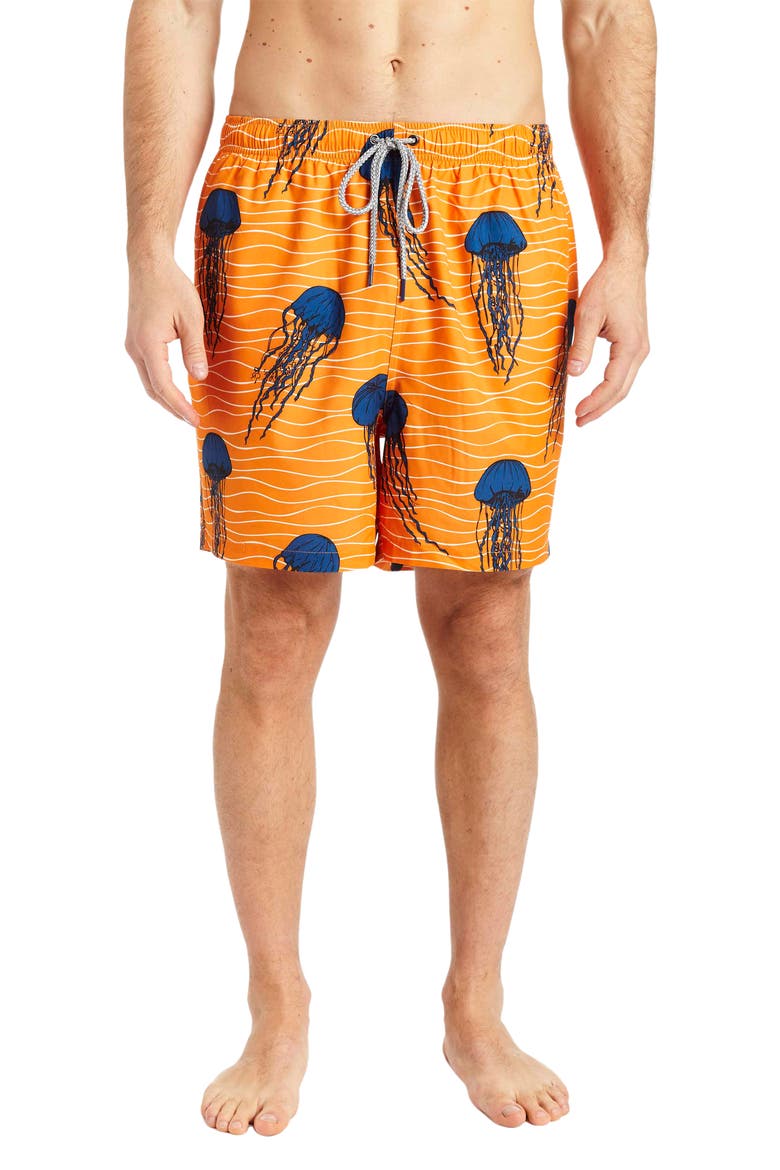 So Jelly Swim Shorts, Main, color, TANGERINE