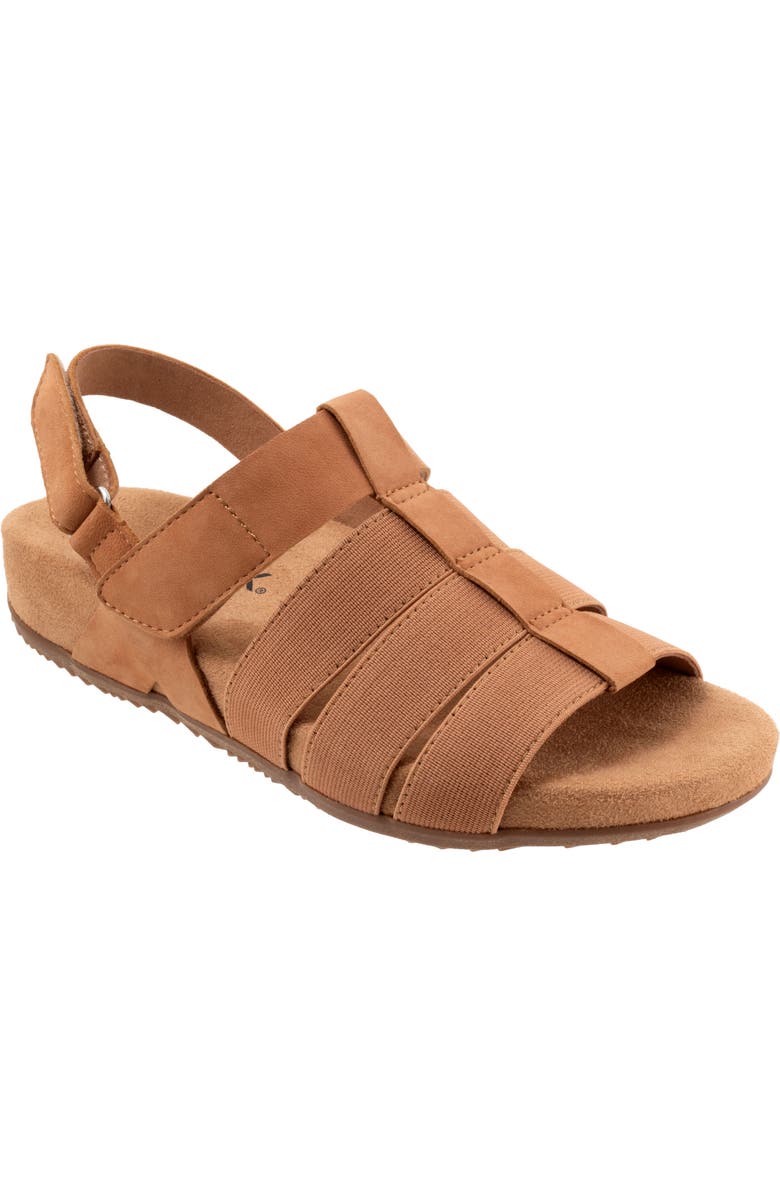 SoftWalk<sup>®</sup> Burnaby Slingback Sandal, Main, color, Tan Nubuck