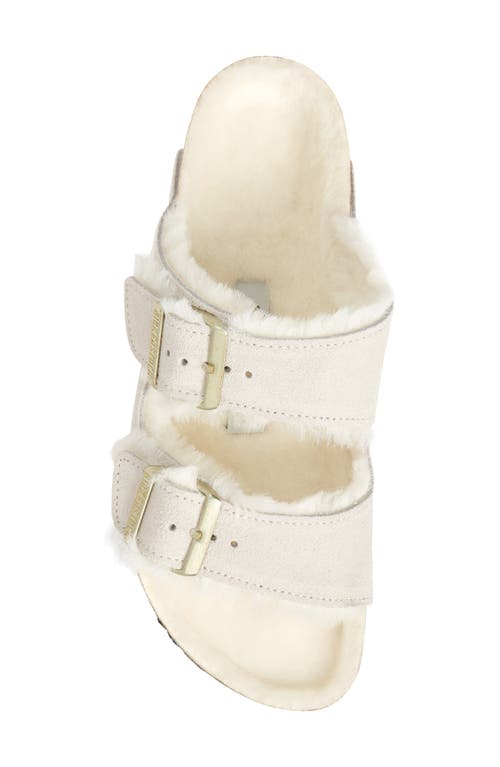 Birkenstock Arizona Genuine Shearling Slide Sandal