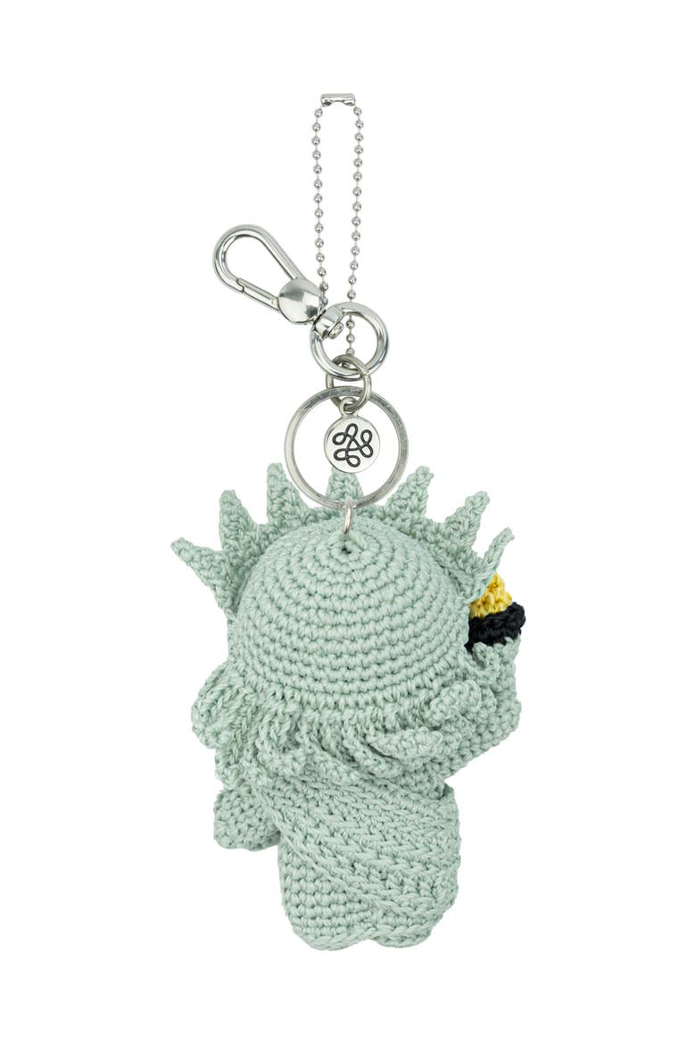 Yarnicharmz Hand Crochet Dangle - Statue of Liberty, Alternate, color, Statue Liberty