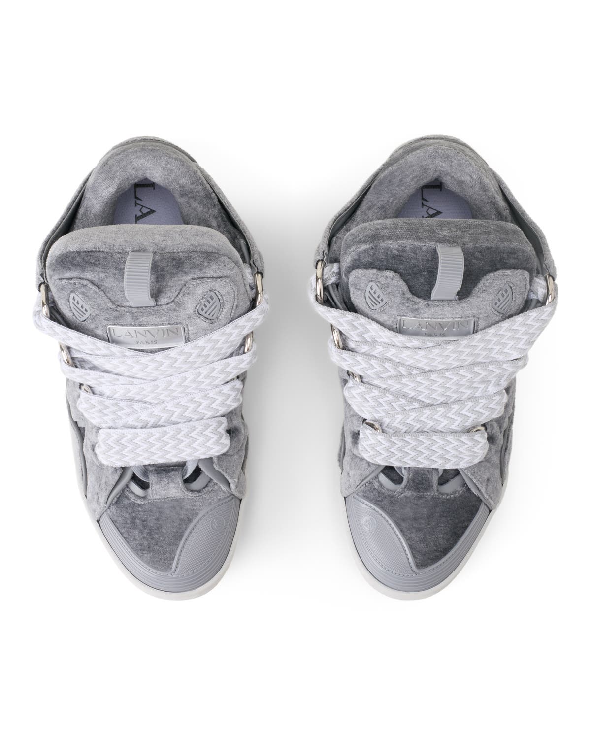 Lanvin Curb Sneakers In Jersey, Alternate, color, Grey