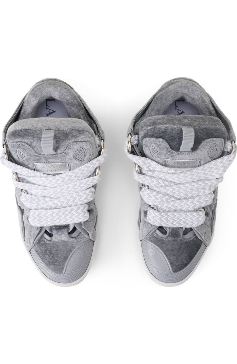 Lanvin Curb Sneakers In Jersey, Alternate, color, Grey