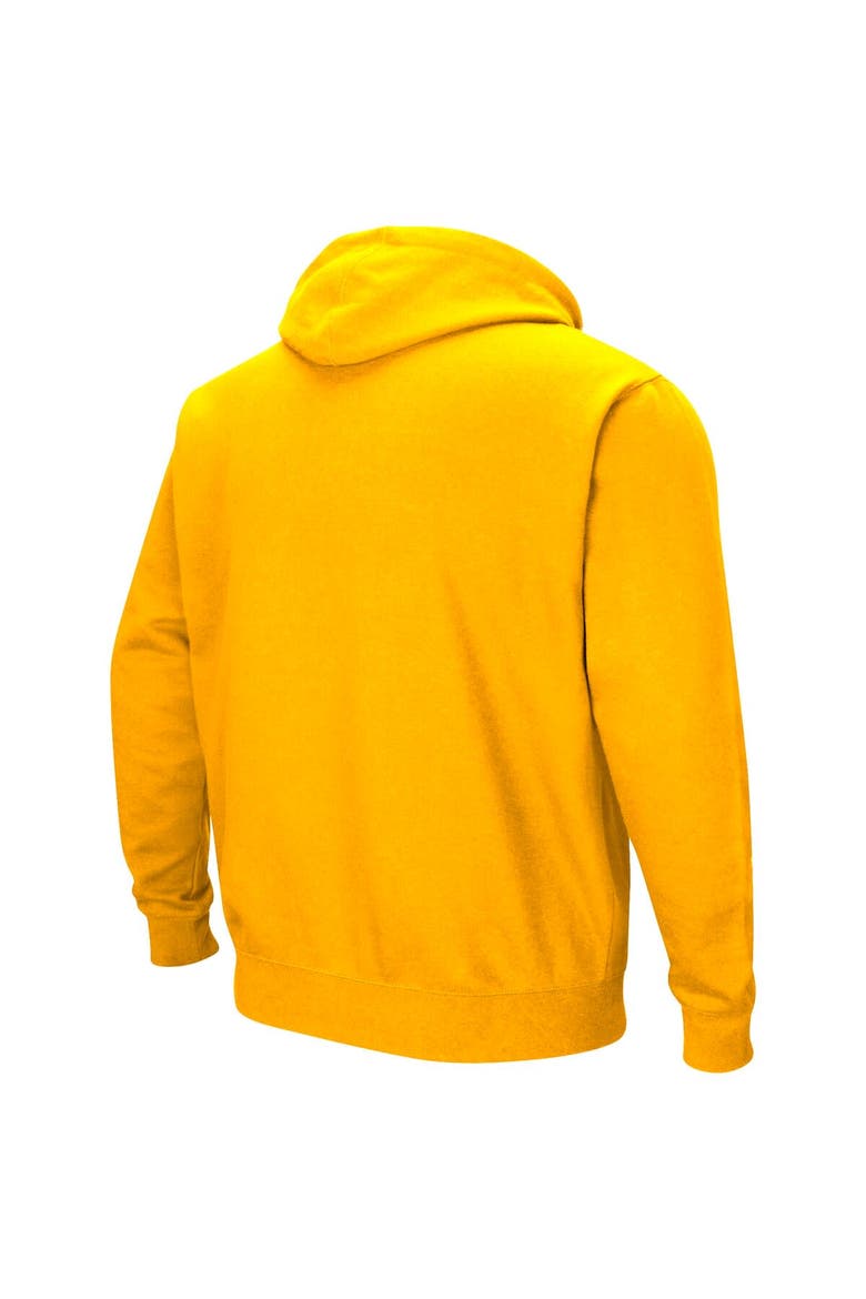 Men's Colosseum Gold Iowa Hawkeyes Sunrise Pullover Hoodie, Alternate, color, Gold