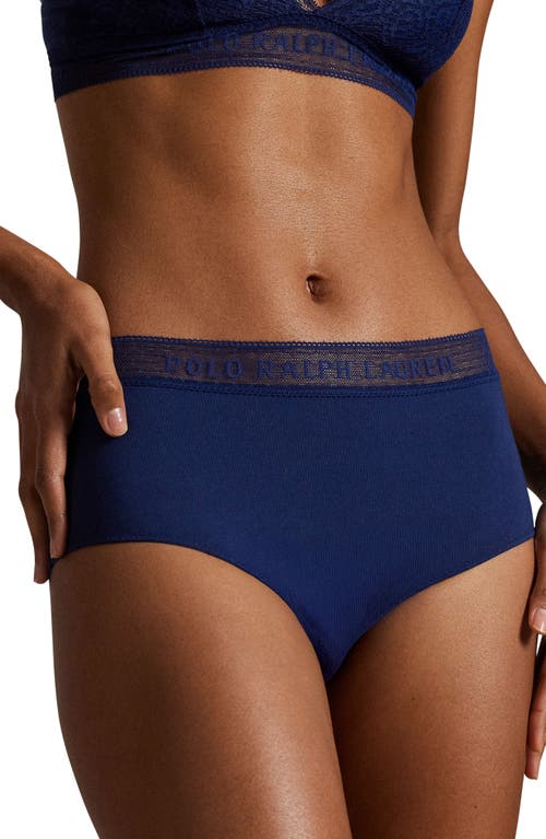 Polo Ralph Lauren Stretch Cotton Rib Boyshorts