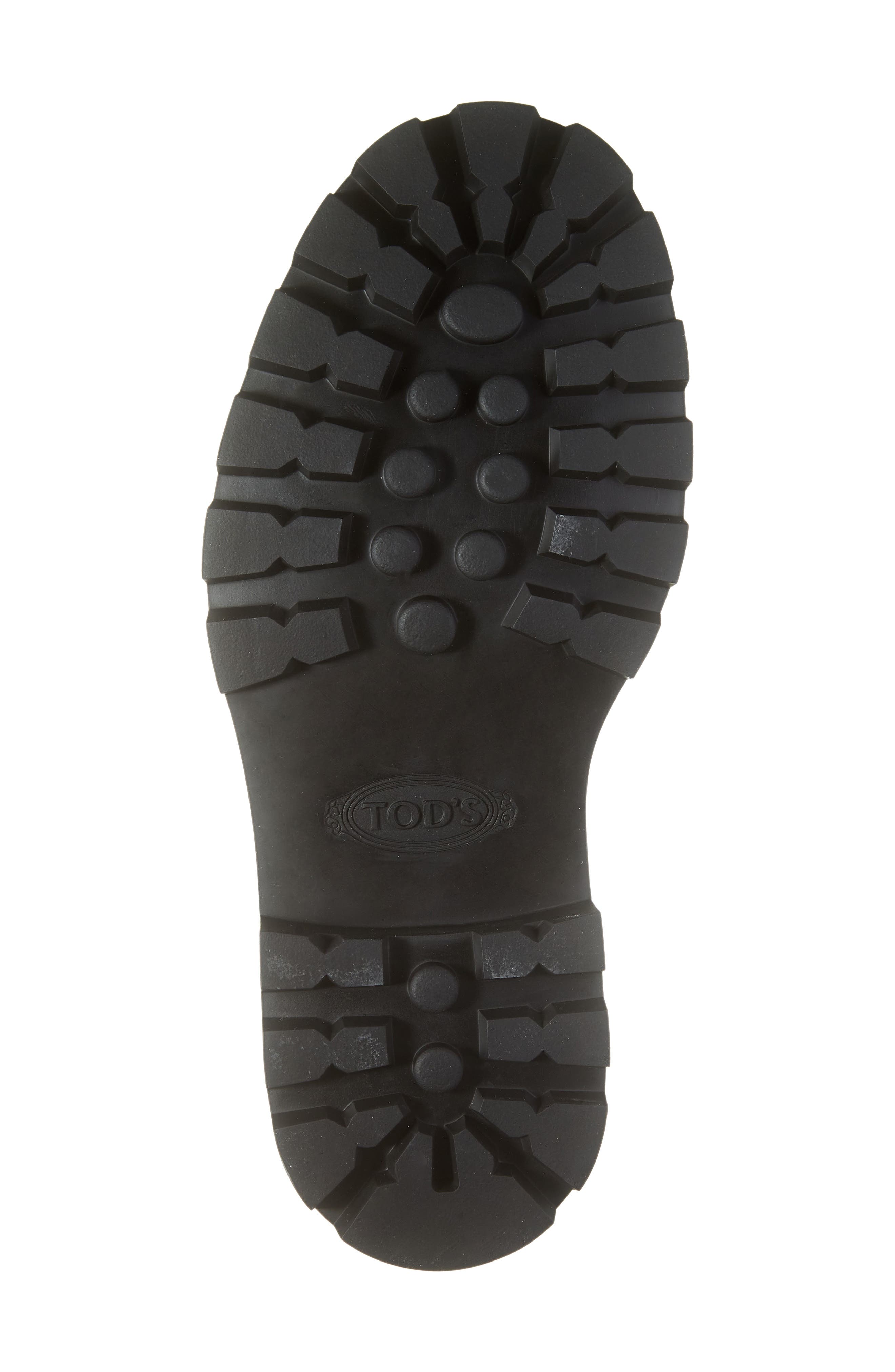 Tod
s Kate Mixed Media Combat Boot, Alternate, color, 