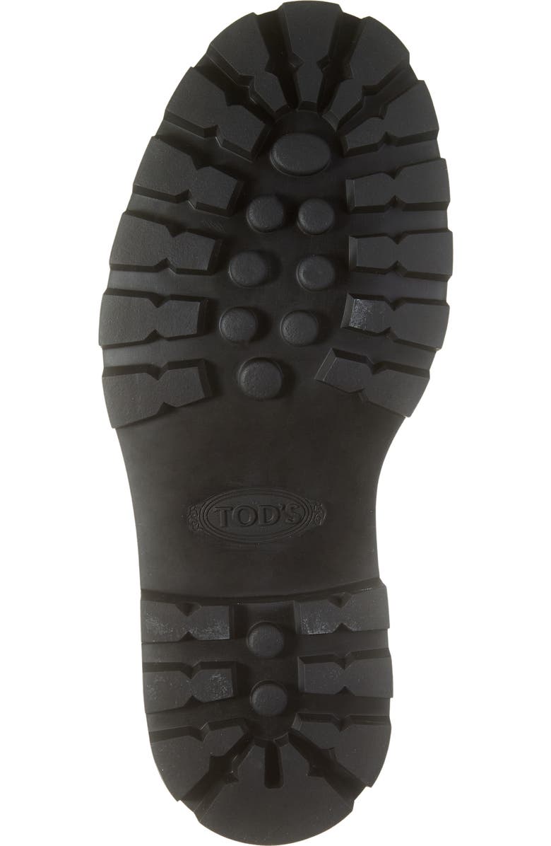 Tod's Kate Mixed Media Combat Boot, Alternate, color,