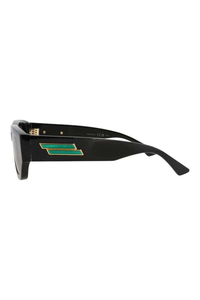 Gender Inclusive 55mm Square Sunglasses, Alternate, color, BLACK BLACK GREY