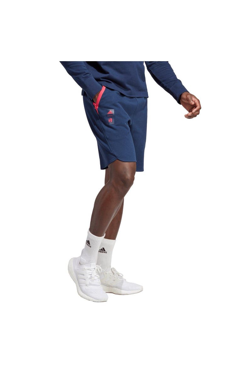 Men's adidas Navy St. Louis City SC 2023 Player Travel Shorts, Main, color, Navy