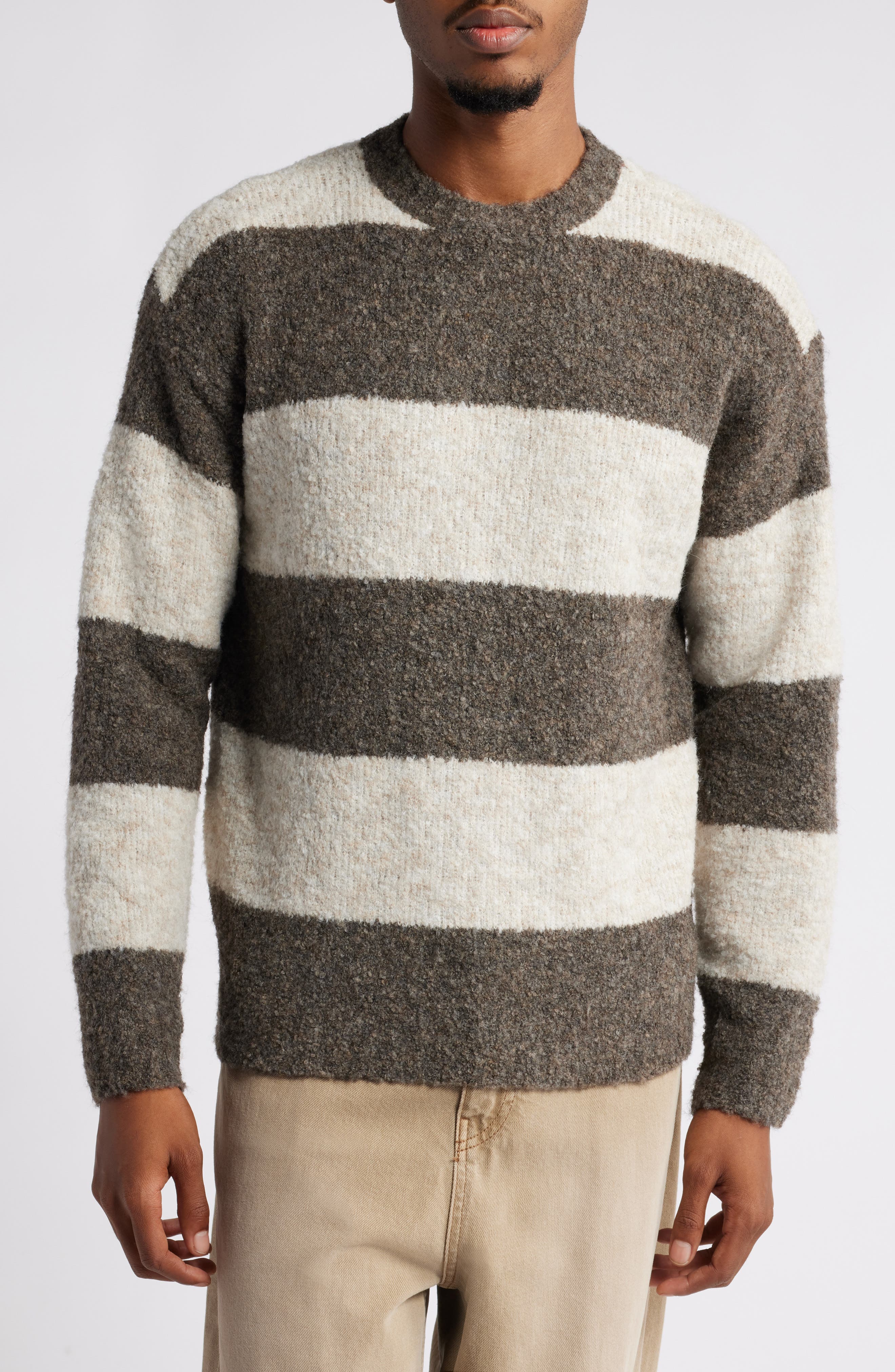 Stripe Boucle Sweater