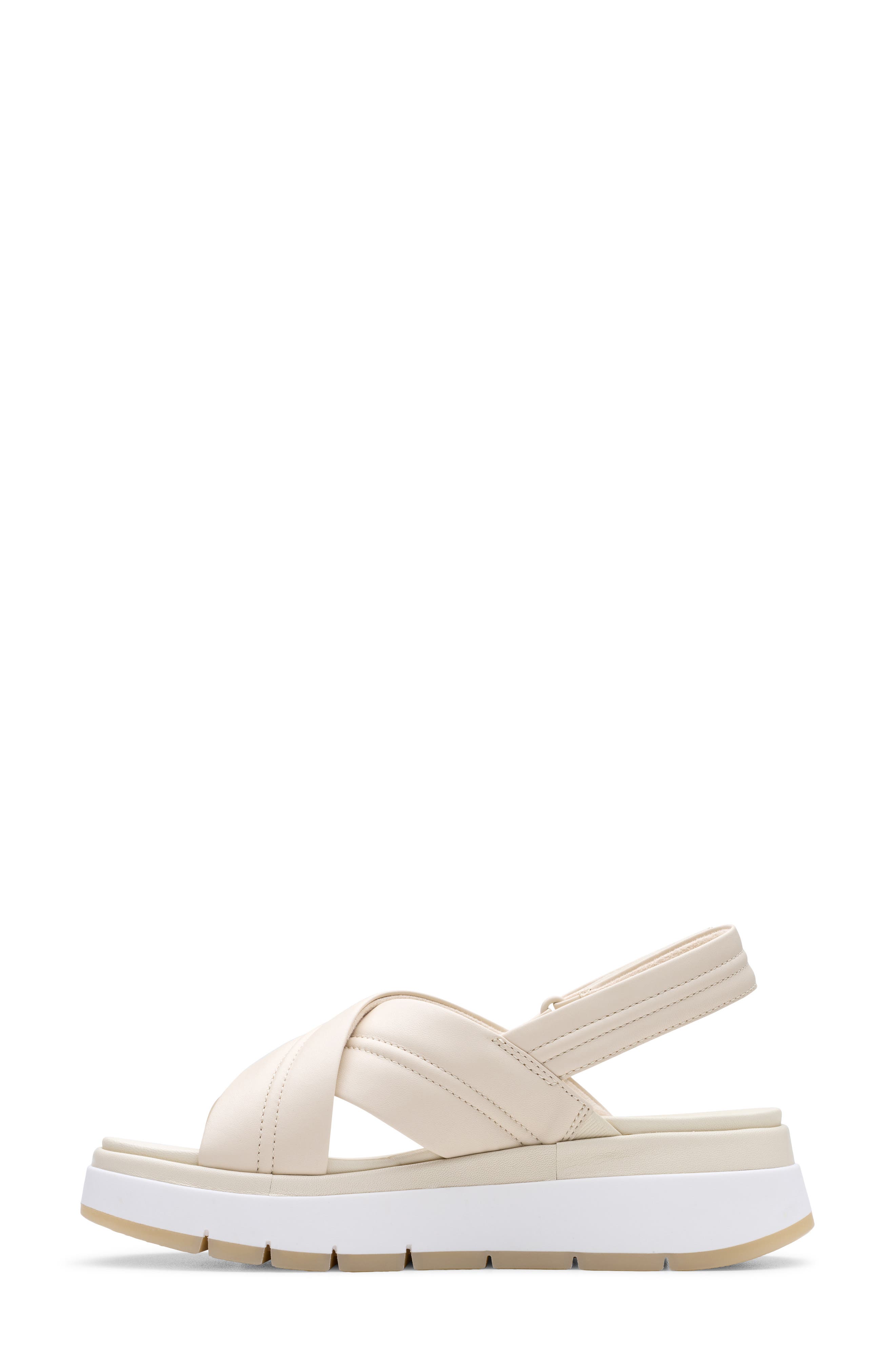 Tuscan Crisscross Slingback Sandal, Alternate, color, CREAM LEATHER