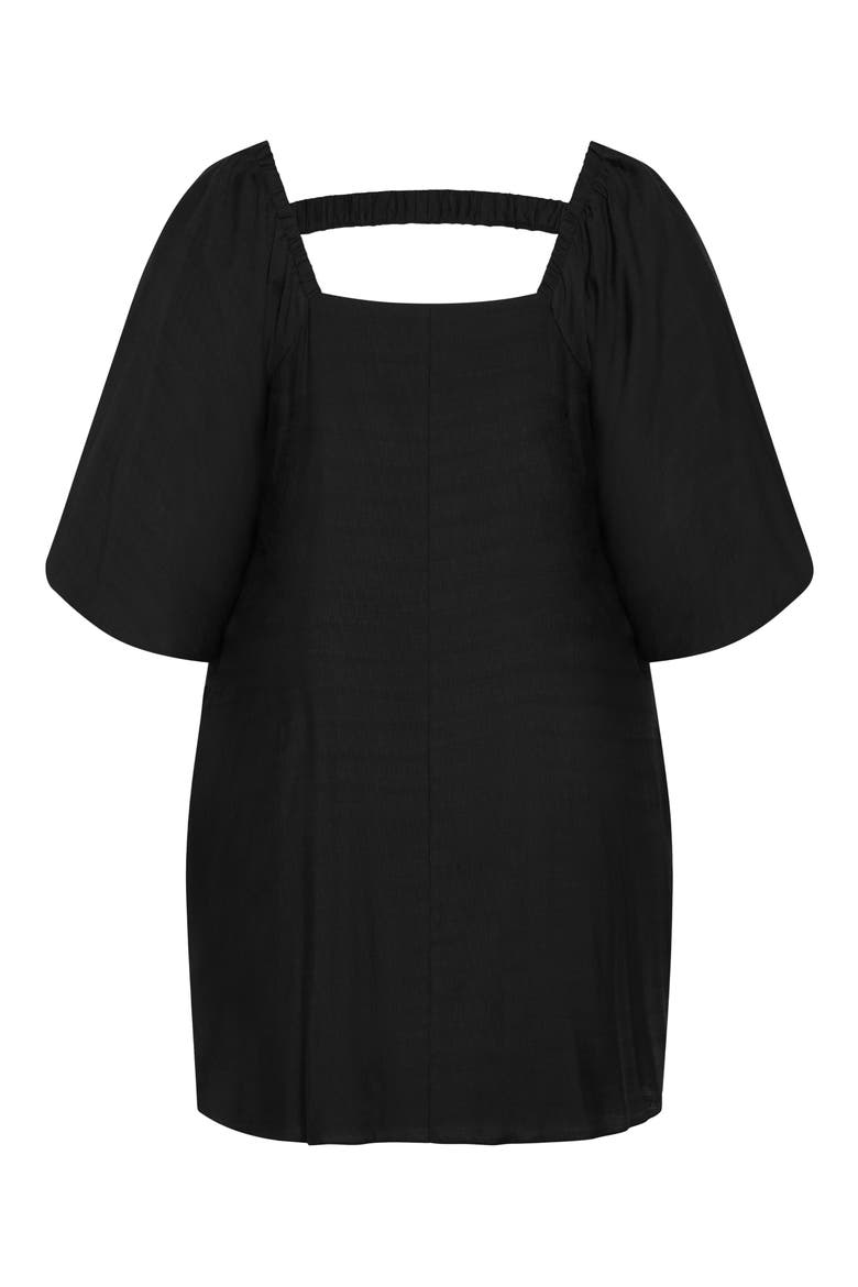Marianna Minidress, Alternate, color, BLACK