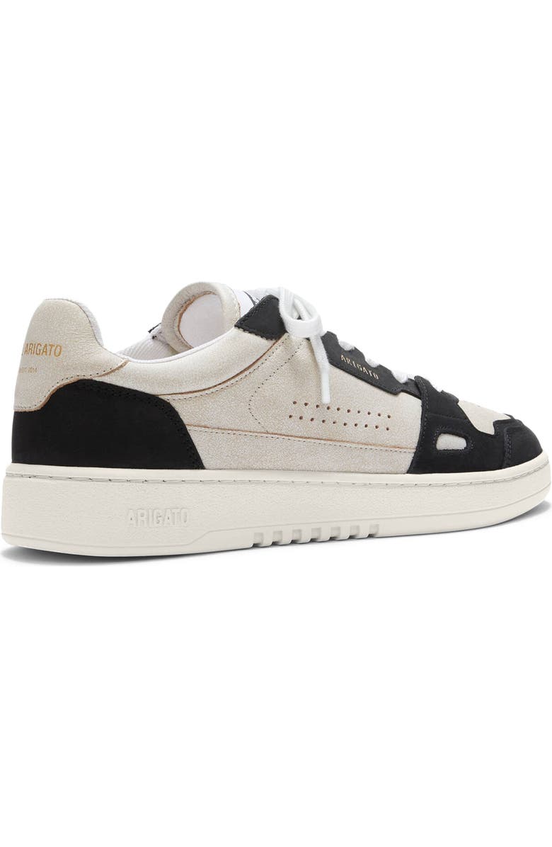 Axel Arigato Dice Lo Cracked Leather Sneaker, Alternate, color, Beige/Black