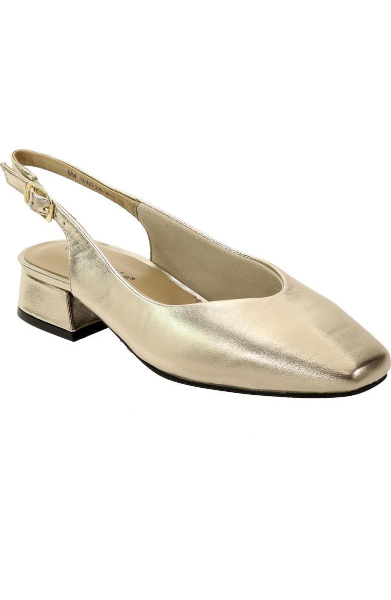 David Tate Sugar Slingback Pump, Main, color, Platinum
