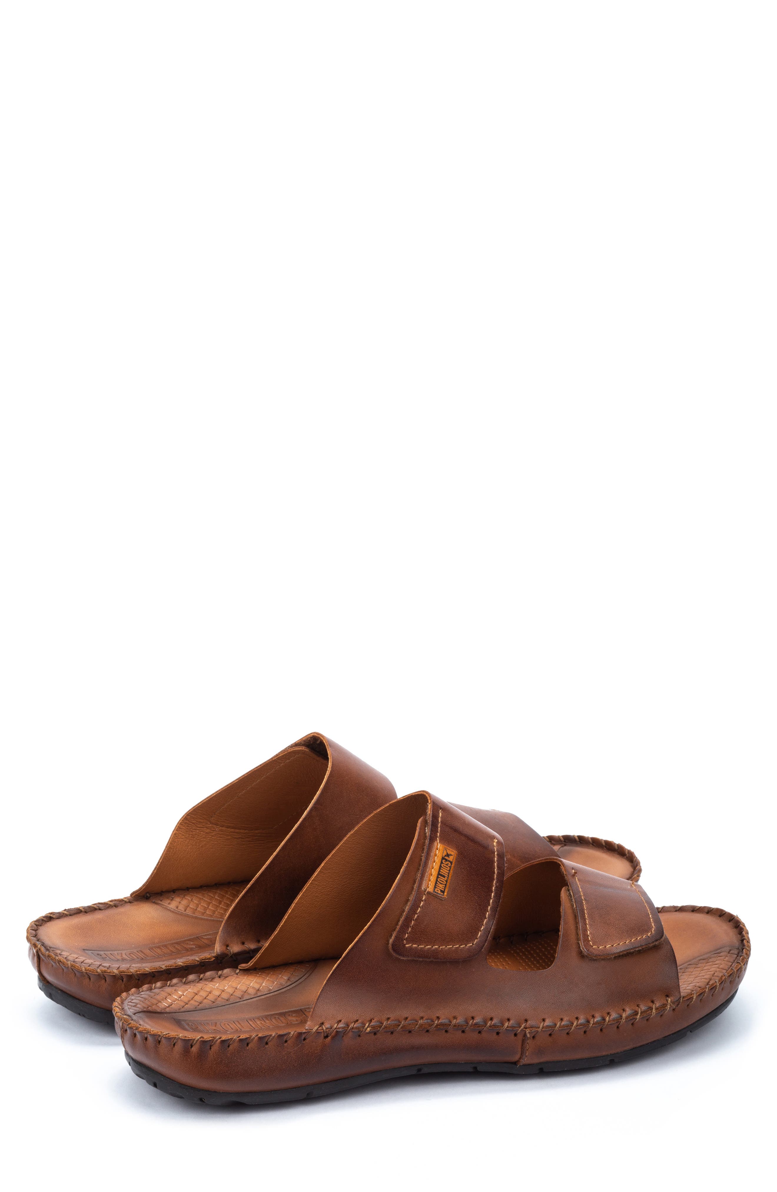 PIKOLINOS Tarifa Slide Sandal, Alternate, color, Cuero