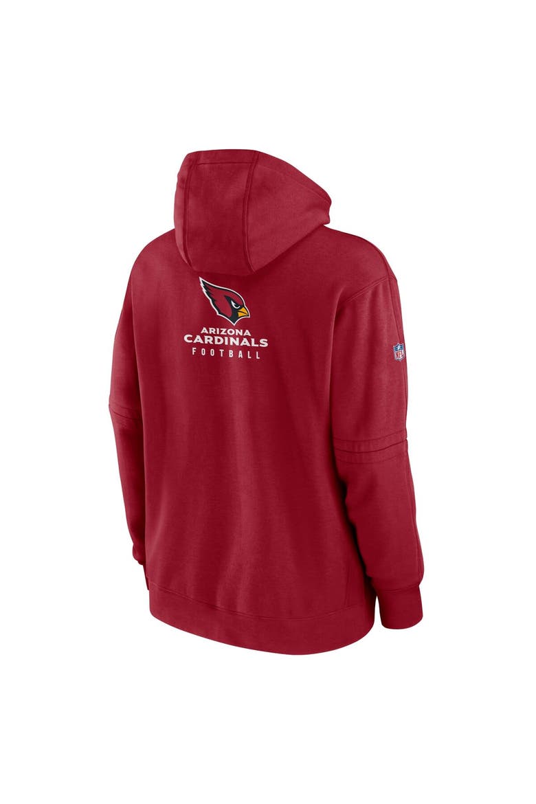 Men's Nike Cardinal Arizona Cardinals Sideline Club Fleece Pullover Hoodie, Alternate, color, Cardinal